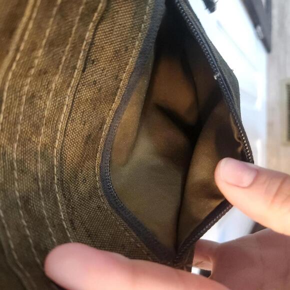 Dakine Olive Green Crossbody Bag with Adjustable Black Strap - Picture 5 of 8